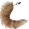 Mai Attraction Pleasure Toys No 50 Fox Tail Small Πρωκτική Σφήνα σε Καφέ χρώμα 5cm