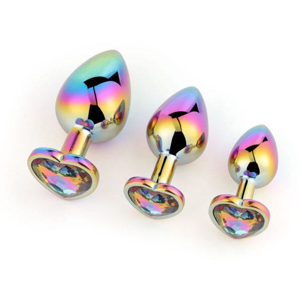 Rainbow Heart Diamond Plug - Image 2