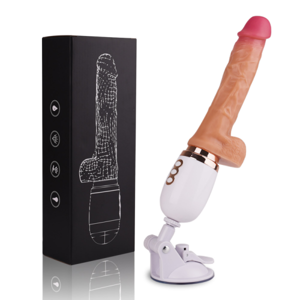 Μηχανή σεξ με Ρεαλιστικό Δονητή - Realistic Dildo Sex Machine