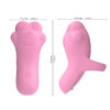 Δονητής Δαχτύλου με Πολλαπλές Εντάσεις Δόνησης Ροζ