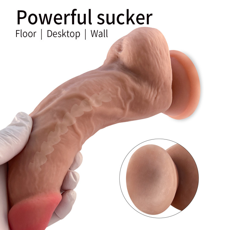 Foreskin Realistic Dildo 20cm