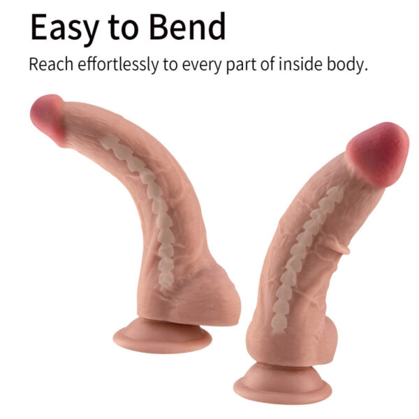 Foreskin Realistic Dildo 20cm