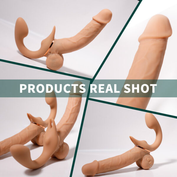 Φορετός δονητής G-Spot με Στραπ Ον με δόνηση - Wearable Vibrator and Strapless Strap On and G-Spot Vibrator