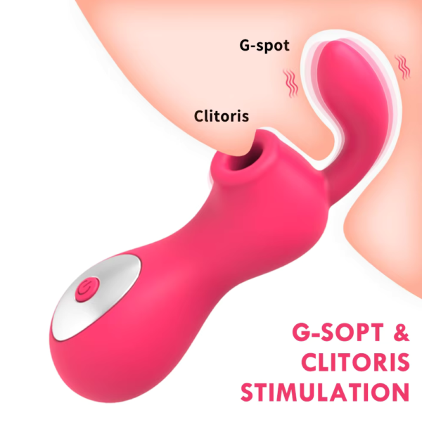 12 Functions Sucking Vibrator - 2 σε 1 Δονητής G-Spot και ρουφήχτρα