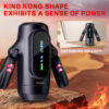 9 Telescopic Vibration LED Display Intelligent Heating Voice Male Handheld Masturbator - Image 5