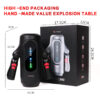 9 Telescopic Vibration LED Display Intelligent Heating Voice Male Handheld Masturbator - Image 3