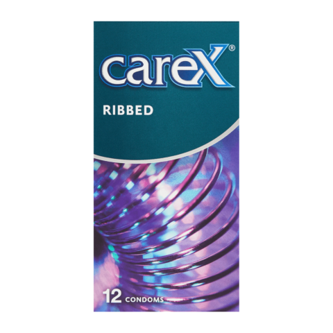 Carex Ribbed Condoms Greater Sensation and Pleasure