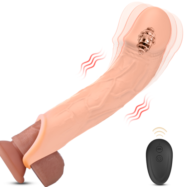 Μανίκι Προέκτασης Πέους με Δόνηση - Vibrating Penis Extension Sleeve