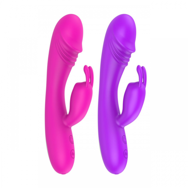 Double Rabbit Δονητής Σιλικόνης – Διπλή Απόλαυση σε Κάθε Στιγμή