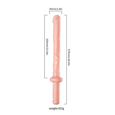 Dildo 370mm - Ρεαλιστική Απόλαυση & Σταθερή Βεντούζα