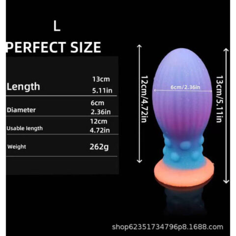 Anal Plug 12 cm Multicolor - Χρώμα & Άνεση