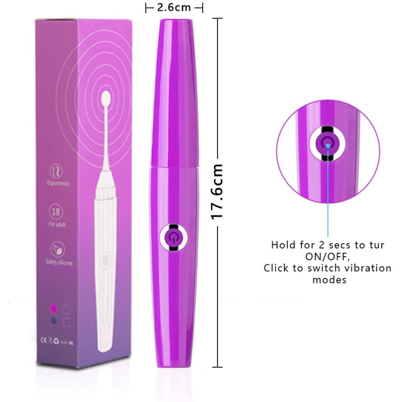 Φορητός Mini Vibrator με 3 Εξαρτήματα – Απόλυτη Ευελιξία