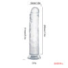 Διάφανο ρεαλιστικό dildo 21.5cm