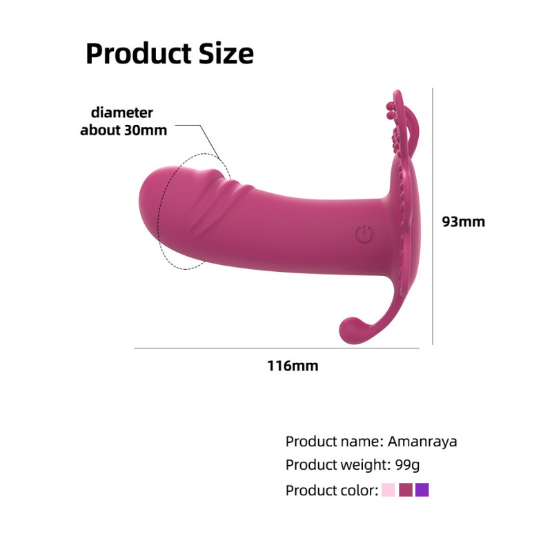 Mini Vibrator Butterfly Wireless – Ασύρματος Δονητής για Ικανότητα και Απόλαυση