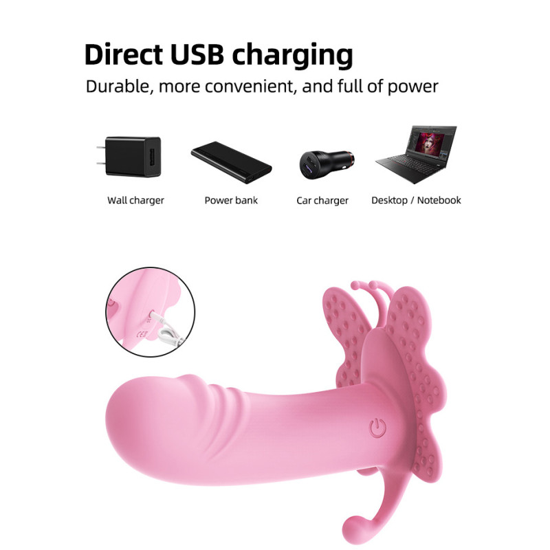 Mini Vibrator Butterfly Wireless – Ασύρματος Δονητής για Ικανότητα και Απόλαυση