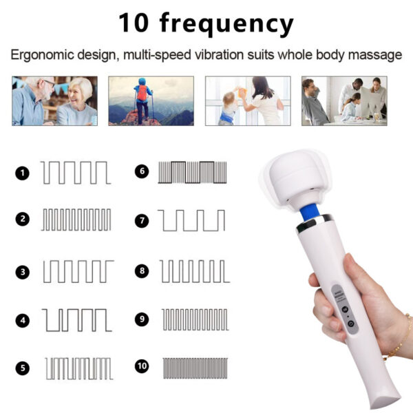 Massager Vibrator: 4 Χρώματα, Απόλυτη Χαλάρωση