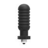 Δονητής Anal Plug με Ραβδώσεις & Δονήσεις