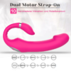 Κλειτοριδικός Δονητής & Strap-On – Διπλή Απόλαυση