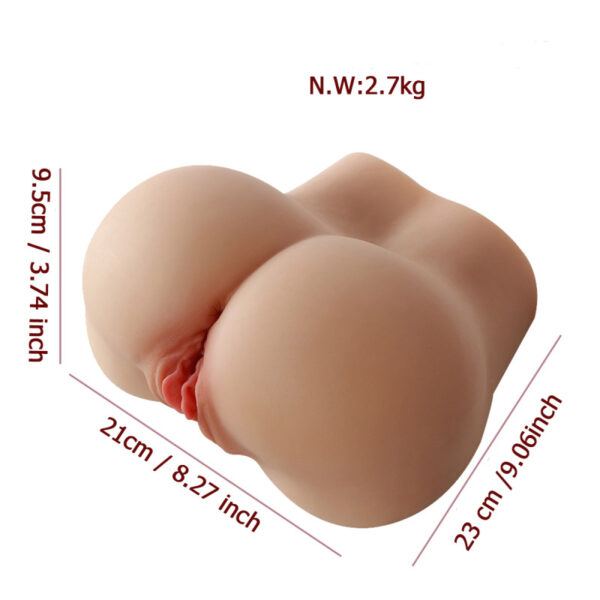 Κούκλα Σιλικόνης 3D Ass Model - Big Holes