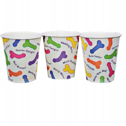 "Funny Gift Paper Cups Penises – Χάρτινα Ποτήρια για Γέλιο και Διασκέδαση"