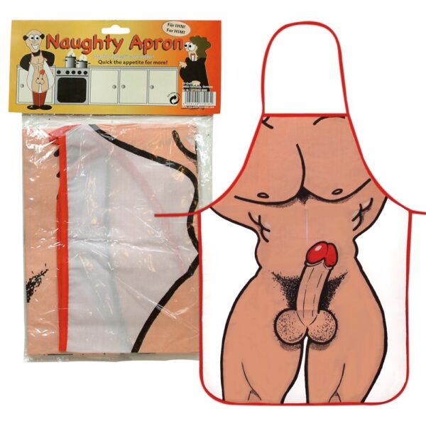 "Ποδιά Naughty Apron – Χιούμορ και Σέξι Στυλ στην Κουζίνα"