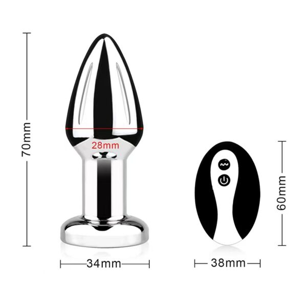 Anal Plug με Remote Control – Ιατρική Σιλικόνη & Αδιάβροχο