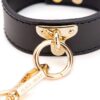 Μαύρες Χειροπέδες Αστραγάλου BDSM | Δερμάτινα Anklets Bondage