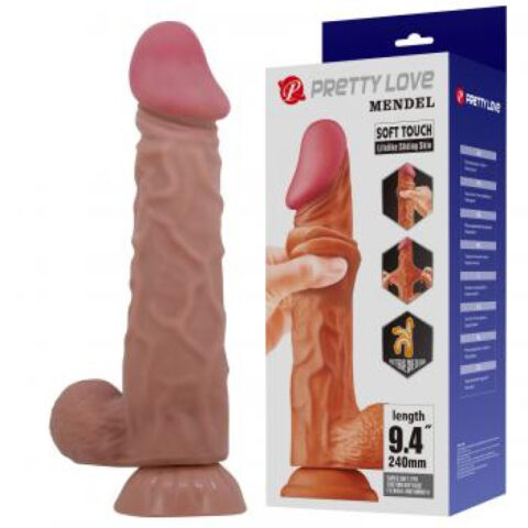 Pretty love dildo soft touch 240mm flesh