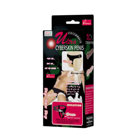 Strap-On with dildo με ραβδώσεις