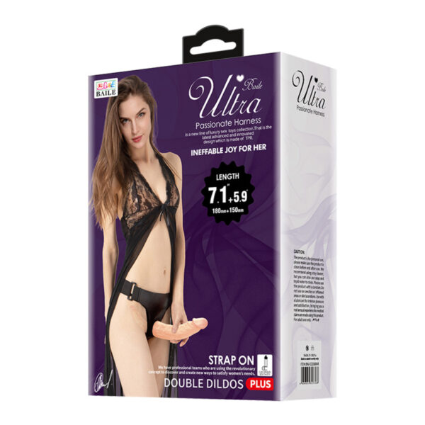 Strap-on harness and dildo 180mm & 150mm