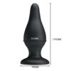 Pretty love anal plug silicone cone black