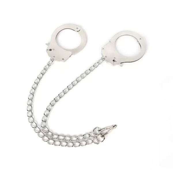 Anal plug with handcuffs