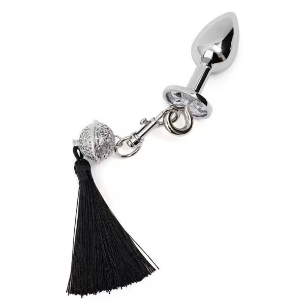 Anal plug with handcuffs