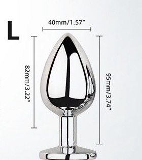 Fox Tail Anal Plug Butt Plug Metal Large