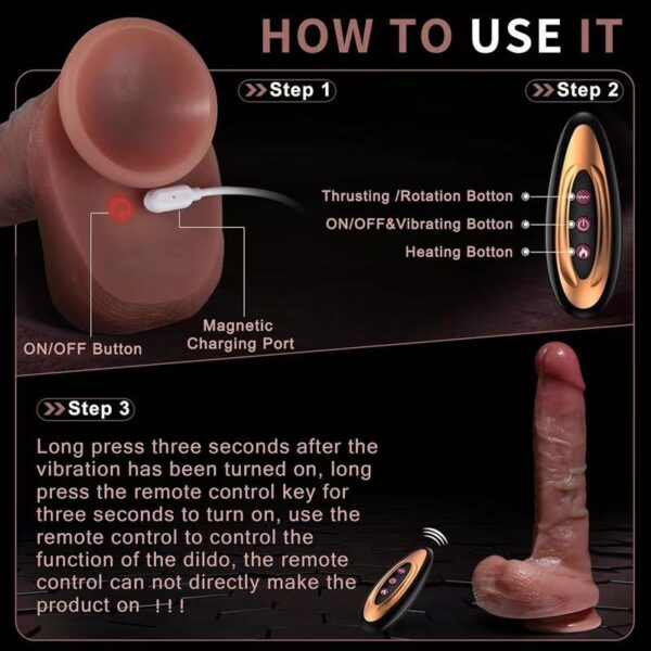 Ultra realistic Dildo με τηλεχειριστήριο