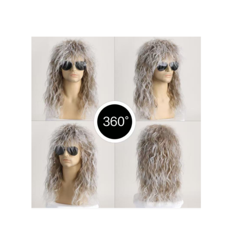 Περούκα Με Σπαστό Μαλλί Ξανθό Σαντρέ Μακριά