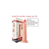 Flesh Realistic Dildo Εύπλαστο Ρεαλιστικό Ομοιώμα Πέους Βεντούζα 17cm Flesh