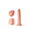 Flesh Realistic Dildo Εύπλαστο Ρεαλιστικό Ομοιώμα Πέους Βεντούζα 17cm Flesh - εικόνα 3