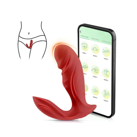 G-spot δονητής με 9 λειτουργίες app κινητού Vibrator App Control