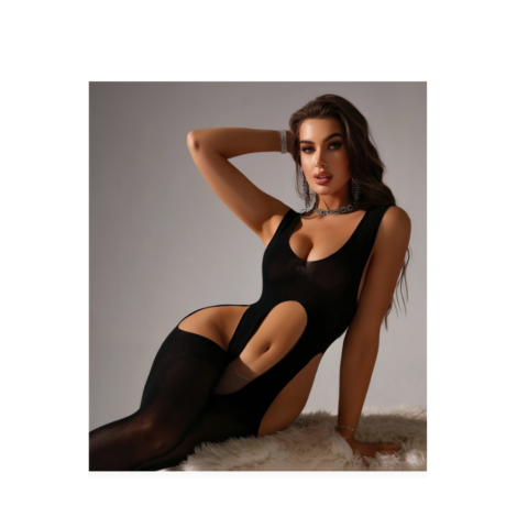 Διαφάνεια Ολόσωμη Μαύρη