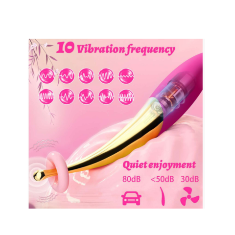 G-Spot Vibrator with 10 Vibrations Silicone Δονητής G-Spot Με 10 Λειτουργίες Δόνησης