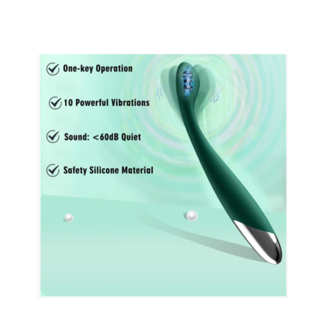 Δονητής G-Spot 20cm G-Hook Bendable με 10 Vibration Modes