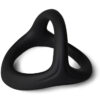 Hard Splitter Silicone Ring Δαχτυλίδι Πέους Μαύρο Σιλικόνης