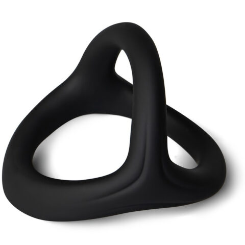 Hard Splitter Silicone Ring Δαχτυλίδι Πέους Μαύρο Σιλικόνης