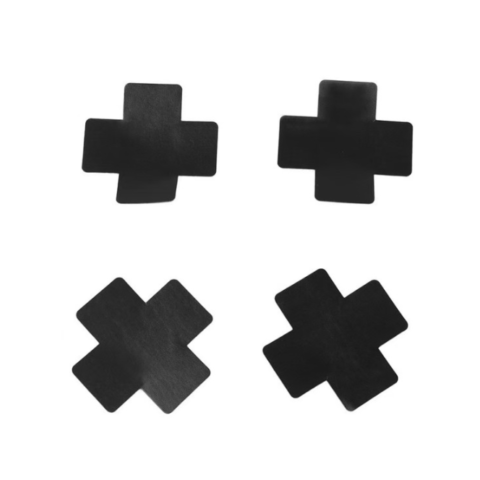 Επιθέματα Θηλών Μαύρα Σε Σχήμα Χ