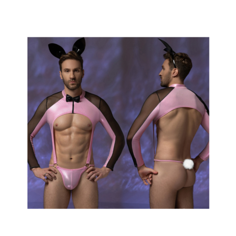 MENS Βunny Ανδρική Στολή Για Role Play Λαγός