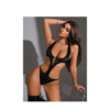 Μαύρο Κορμάκι Lingerie με Cut-Out Σχέδιο - Image 2