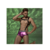 Bondage Ανδρικό Σετ με Harness και Μωβ Boxer Σορτς - Image 3