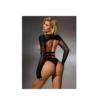 Μαύρο Διάφανο Lingerie Σετ με Cut-Out Σχέδιο - Image 4