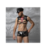 Ανδρικό Police Set με Cut-Out Top και Boxer - Image 5